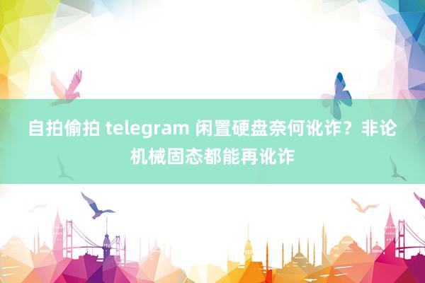 自拍偷拍 telegram 闲置硬盘奈何讹诈？非论机械固态都能再讹诈